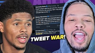 Gervonta & Shakur Stevenson GO OFF on each other igniting tweet war!