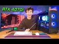 The insane rtx 4070 gaming pc build 2024  i5 14600k w gameplay benchmarks