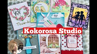 Kokorosa Studio Project Share // Cardmaking