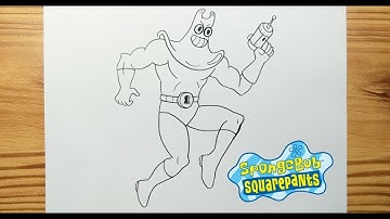 HOW TO DRAW MANRAY ON SPONGEBOB SQUAREPANTS