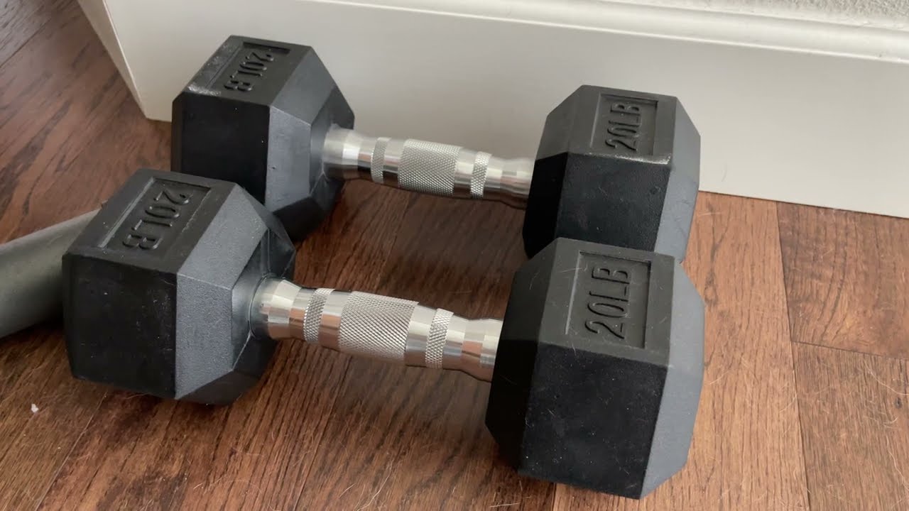 This is the Best Dumbbell for Home Workouts! - Amazon Basics Rubber Dumbbell
