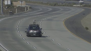 Qualcomm Corporation Shuts Down I-905 To Test Autonomous Vehicles In San Diego