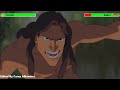 Tarzan & Kerchak vs. Sabor with healthbars