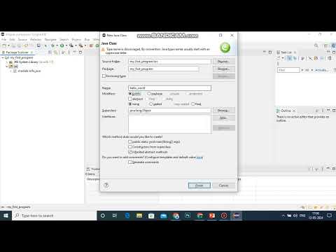 Basic java program in eclipse IDE to print hello world #coding #Java #Eclipse
