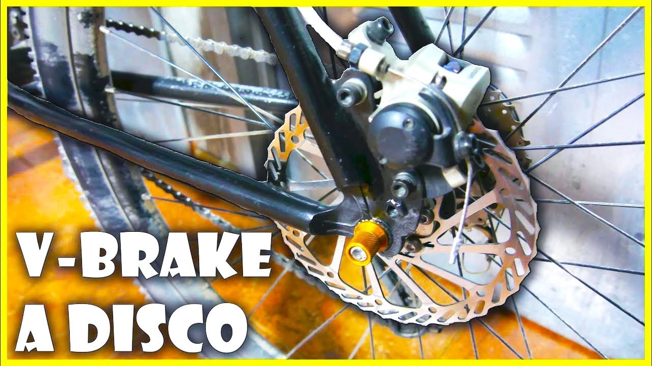 🚲 CONVERSION FRENOS V BRAKE DISCO MECANICOS MODIFICACIONES MECÁNICAS - YouTube