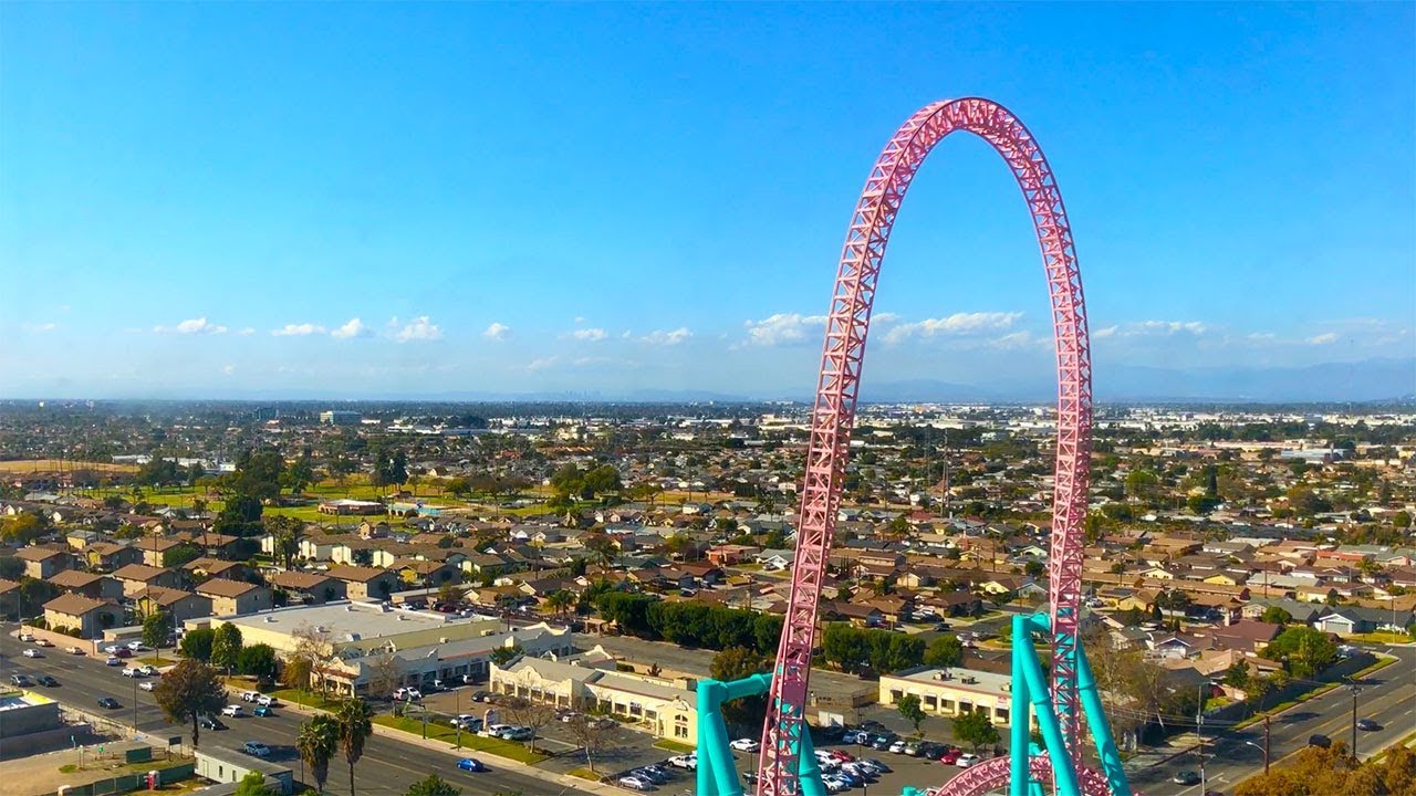 Knott's Berry Farm Sky Cabin Attraction 4K Onride POV (2018) YouTube