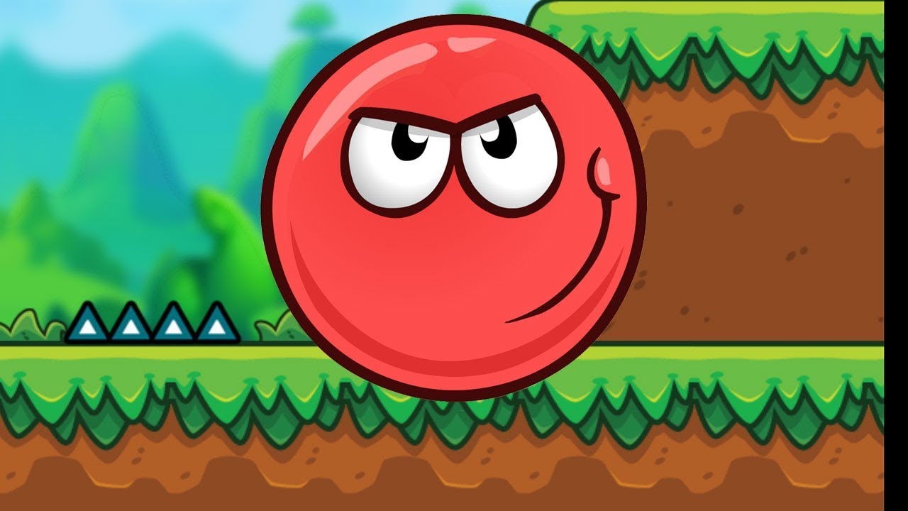 Redball. Игра Red Ball 4. Красный мячик игра. Красный шарик раскраска.