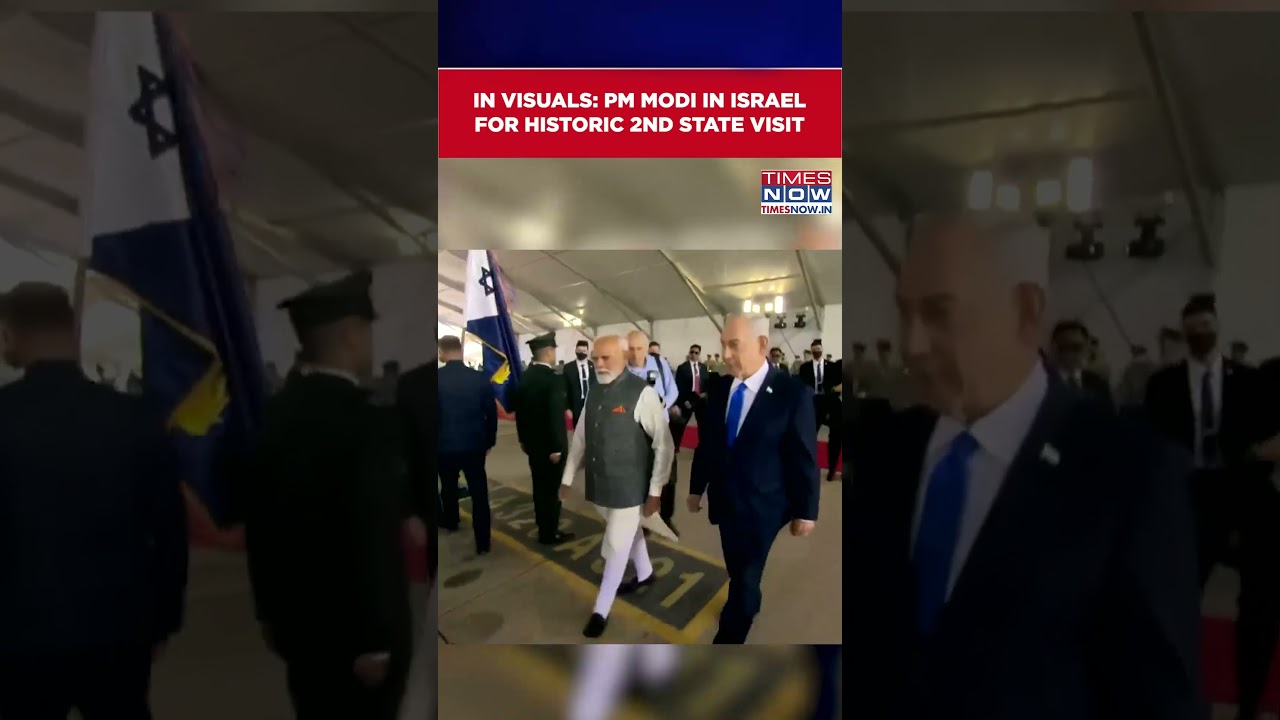In Visuals: PM Modi On Historic Israel Visit, Netanyahu Welcomes PM In Tel Aviv |Watch Video 
