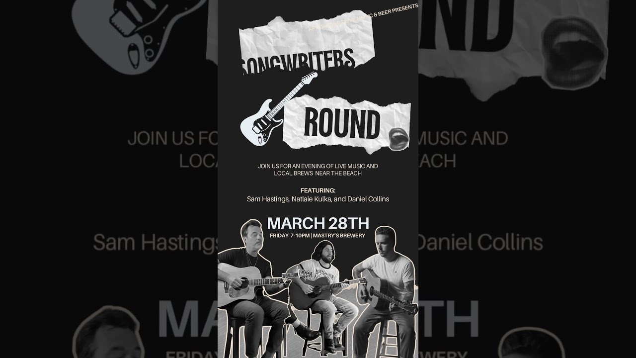 Songwriters Round in St. Petersburg Beach March 28th 