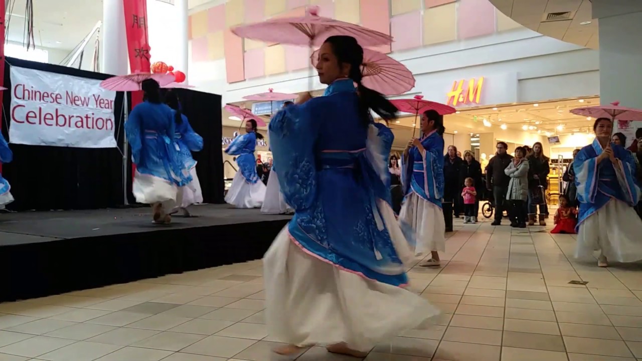 Meridian Mall Chinese New Year Jasmine Flower Dance Team YouTube