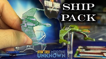 Cloaked Bird Of Prey - Star Trek Ship Pack - Wiz Kids - Unboxing and Review