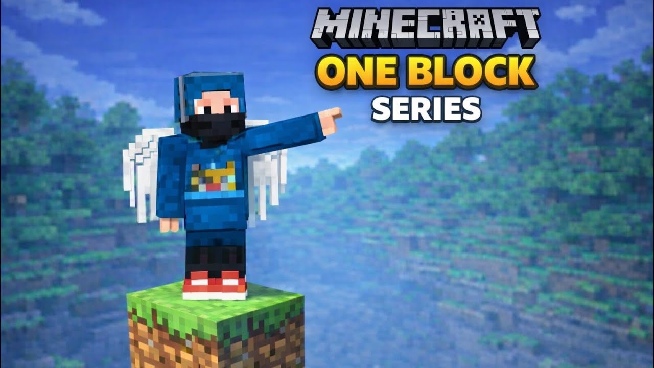 Minecraft One block servival series live 😀 