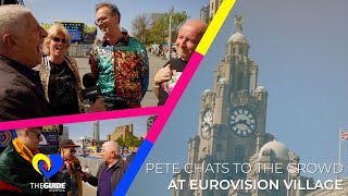 Pete Price chats to the crowd at the Eurovision Village | The Guide Liverpool