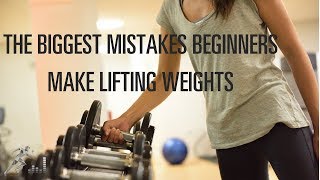 The top 4 mistakes beginners make lifting weights