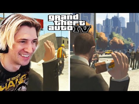 63 Insane Details in GTA IV | xQc Reacts