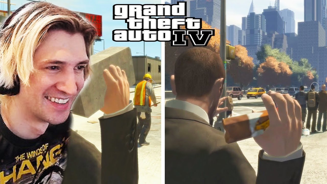 63 Insane Details in GTA IV | xQc Reacts