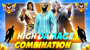 ( HIGH DAMAGE COMBINATION ) 🔥| Best character skill for Cs rank | cs rank best character skill