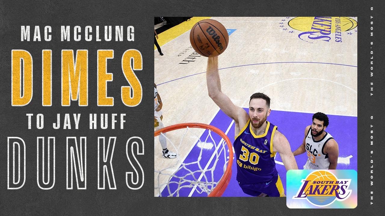 South Bay Lakers rookie Jay Huff is ready for an NBA opportunity