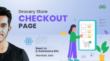React JS Project Building: Checkout Page #1 - Grocery Store  | E-Commerce Site