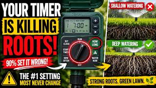 Stop Watering Wrong! The Sprinkler Timer Mistake Destroying Your Lawn 🌱