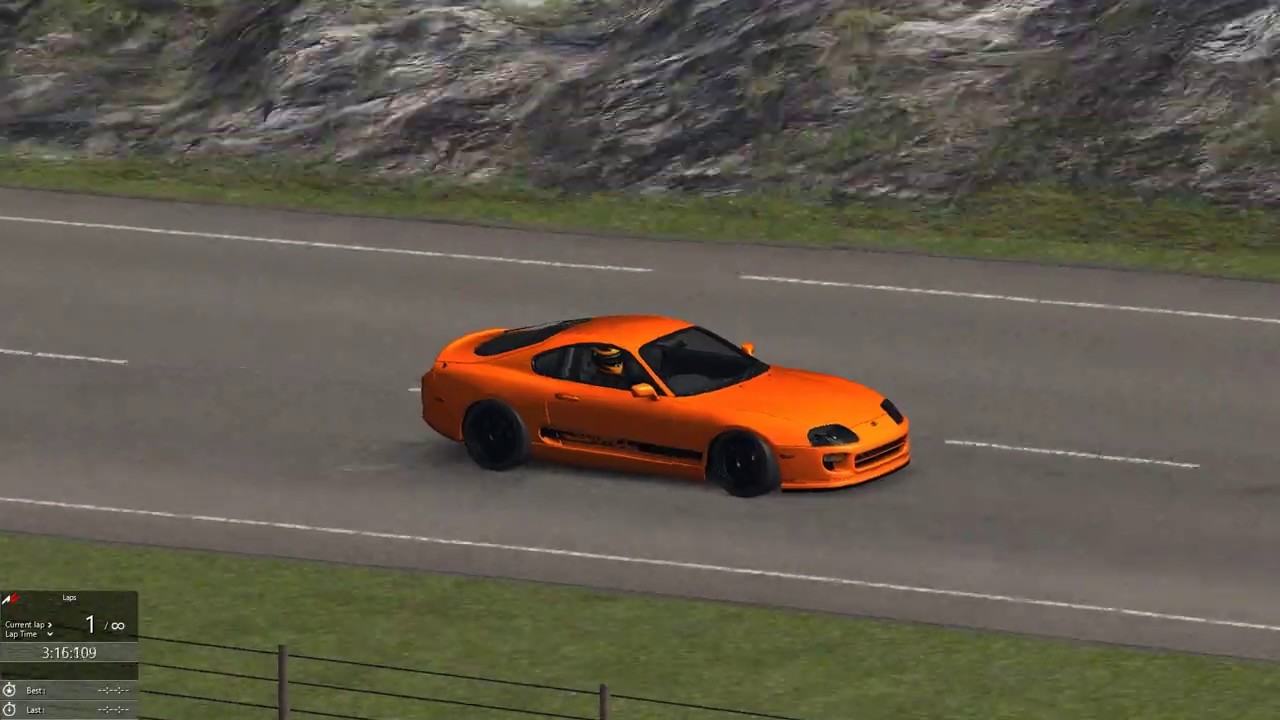 Assetto Corsa Highlands Long Toyota Supra Mkiv Drift World Record 3 59