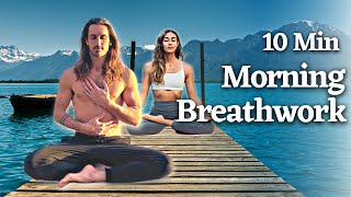 10 Minute Morning Breathwork Routine I The Key To Happiness screenshot 2