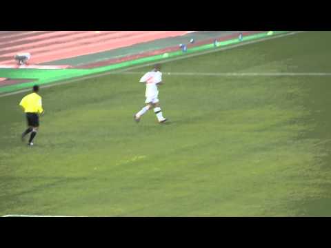 2012 J2 第6節 ファジアーノ岡山 川又選手の逆転ゴール後