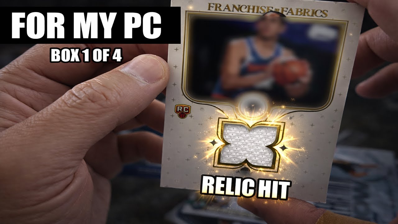 Topps NBA 25-26 Mega Box Break | Box 1 of 4 for My Personal Collection (Relic Hit!)