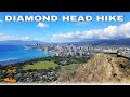 Diamond Head (Lēʻahi) Crater Hike | Stunning Views of the Pacific Ocean and Honolulu 🌴 Hawaii Trail