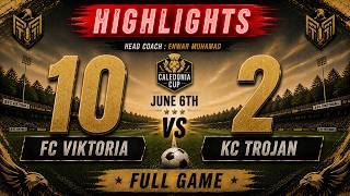HIGHLIGHTS Caledonia Cup Viktoria U10 Vs KC Trojan U11 ( 10 - 2 )