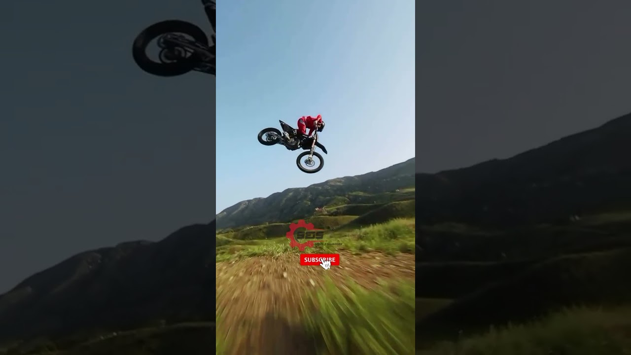 Insane Dirt Bike Jump in Slow Motion! 🔥🏍️ 