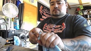 How to make a turning tool for leafing.