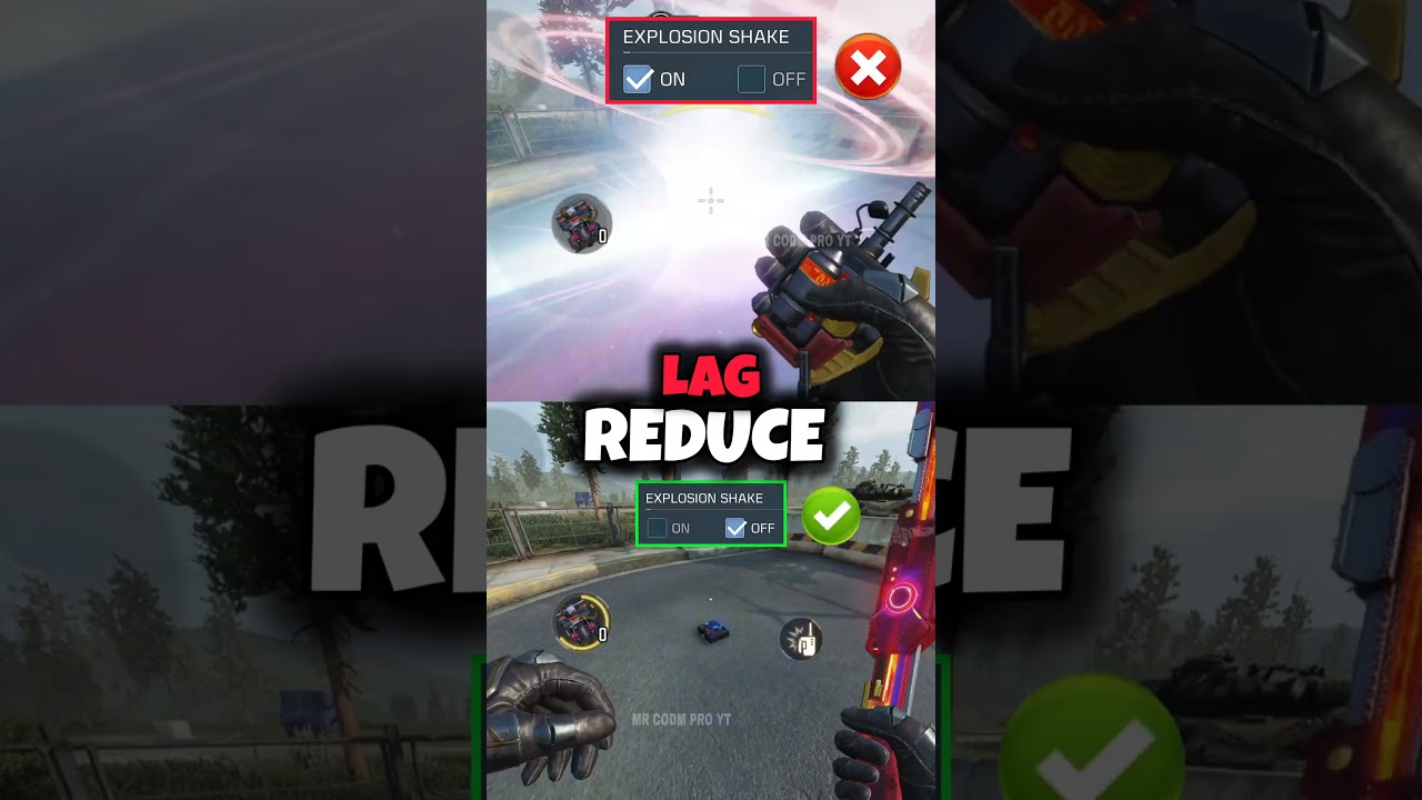 ✅Best Explosion Lag Reduce Settings in CODM BR🔥💯Codmobile Tips and Tricks