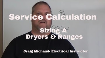 Sizing Dryers and Ranges, Load Calculations