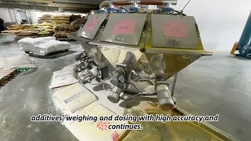 Automatic additives weighing dosing system/Dosing Mixing System/PVC Dosing Feeding Mixing System