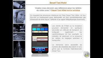 Smart Taxi Présentation - Entrez dans l