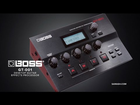 Boss GT-001 Desktop Guitar Effects Processor | Quicklook