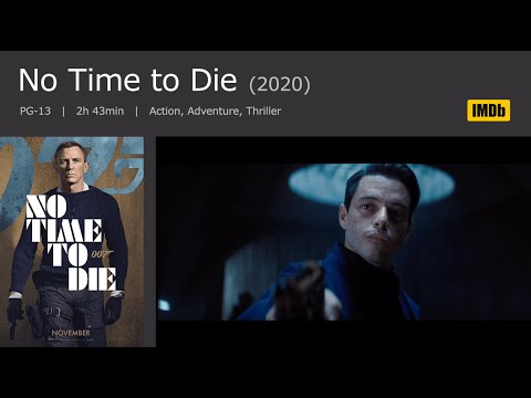No Time To Die movie TRAILER ?ranked by IMDb (2020)