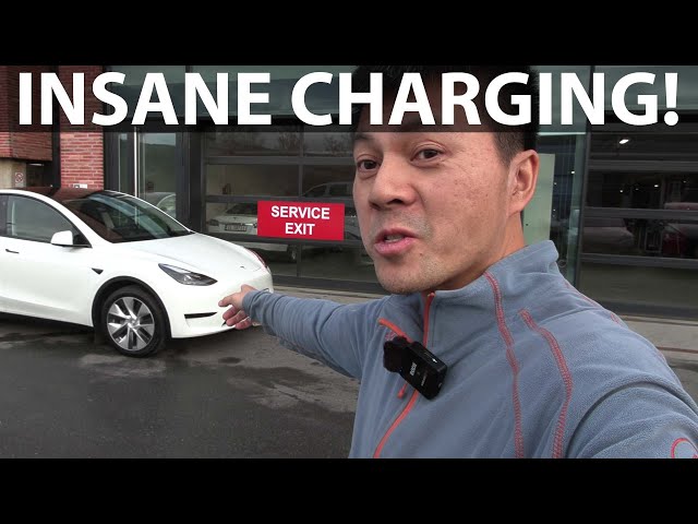 Tesla Model Y Rear-wheel drive with BYD cells from Grünheide charges s –  Shop4Tesla