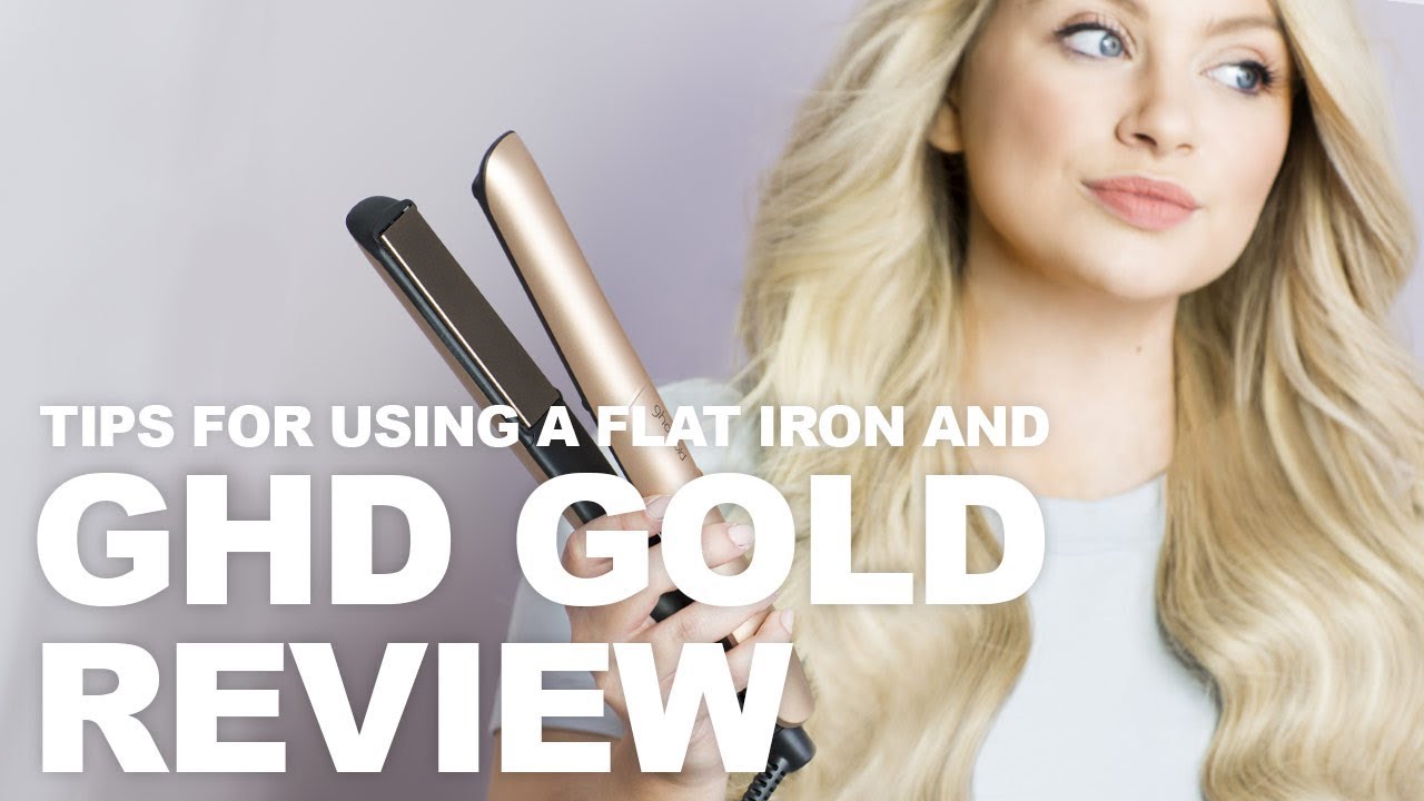Ghd Gold Styler Review Tips For Using A Flat Iron Milk Blush Hair Extensions Youtube