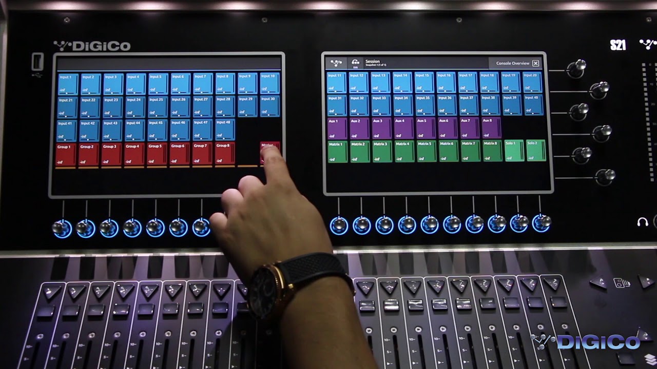 Introdución a DiGiCo s21