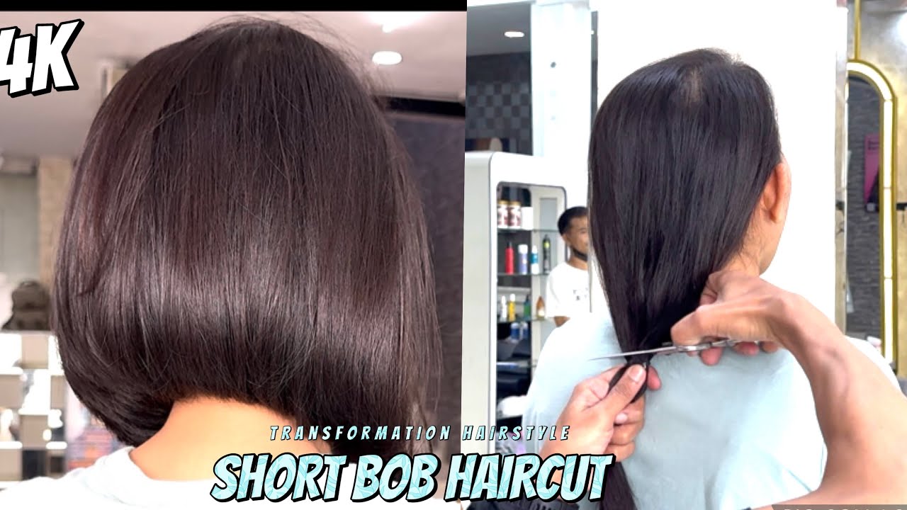 BOB HAIRCUT | Hairstyle Transformation 2025 | POTONG RAMBUT BOB POLWAN | gaya rambut polwan
