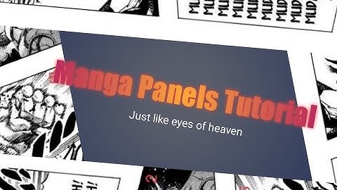 How to make a ABD Copy Part 29: Manga Panels
