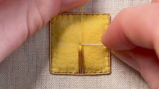 Goldwork Fundamentals: Flat Cutwork
