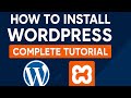 How to Install WordPress on XAMPP | Step by Step Tutorial for Beginners