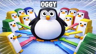 I Become The Fattest Penguin In Game Knockout Penguin Ft.oggy