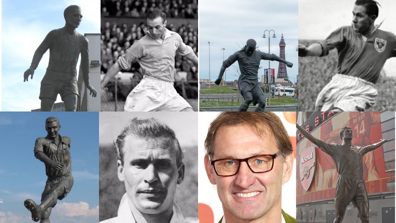 Top 10 English Football Players' Statues