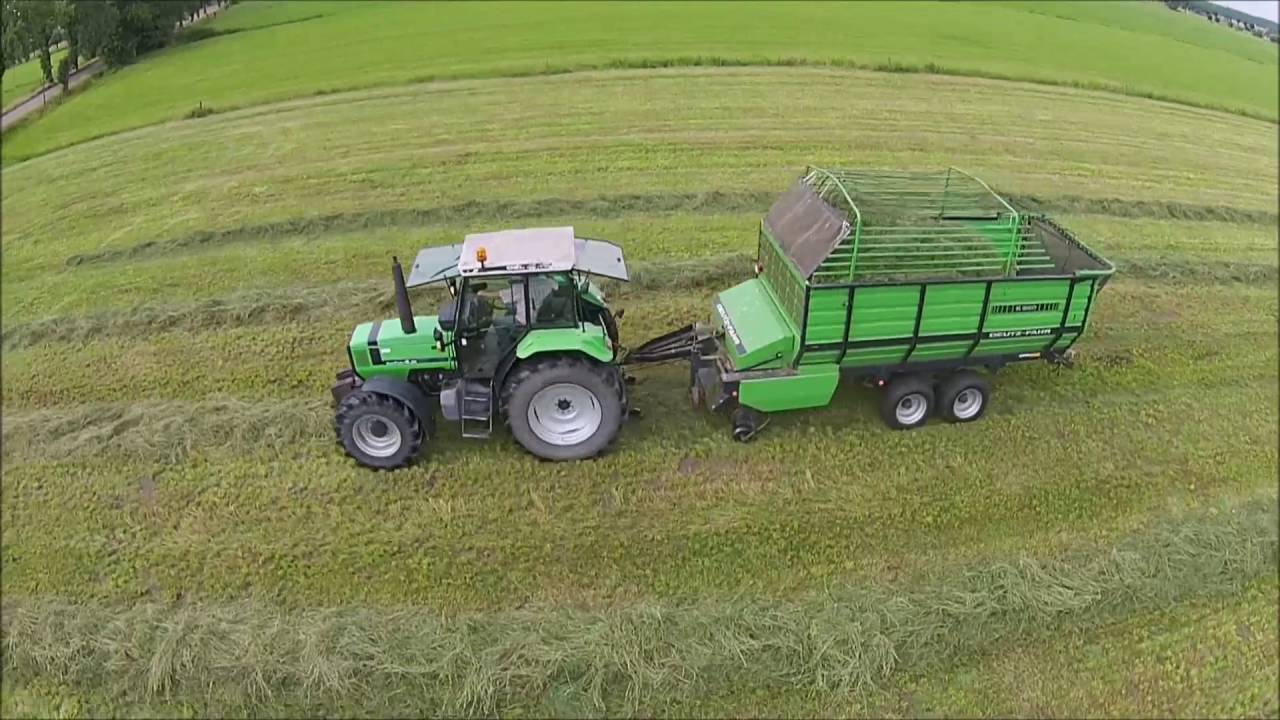 Gras inkuilen 2016 | Deutz-Fahr agroprima 4.36