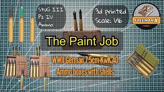 Celebrity KwK 40 Ammo boxes with shells 1/16 (StuG III, Pz IV):  The Paint Job Net Worth