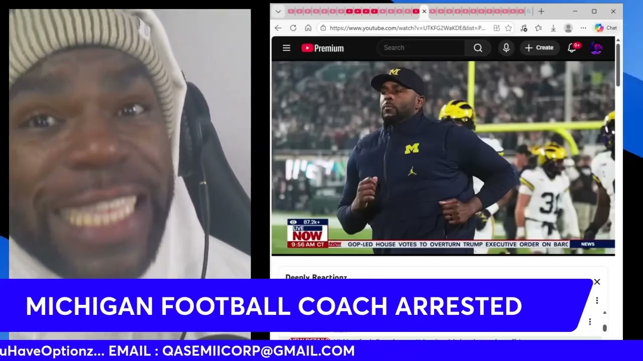 Тренер футбольной команды Мичиганского университета арестован!!